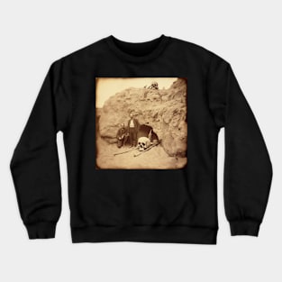 Giant Skull Skeleton Crewneck Sweatshirt